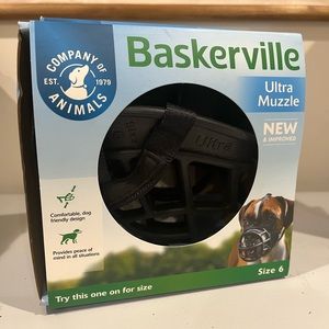 New in box never used Baskerville XL dog muzzle